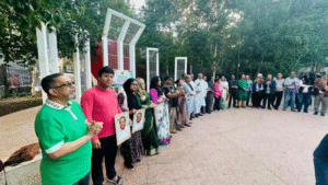 যুদ্ধাপরাধী আজহারের মুক্তির প্রতিবাদে লন্ডনে বিক্ষোভ সমাবেশ