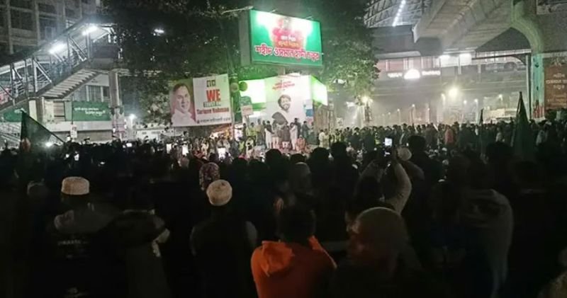 ওসমান হাদি হত্যা : বিচার দাবিতে শাহবাগে রাতভর অবস্থানের ঘোষণা ইনকিলাব মঞ্চের