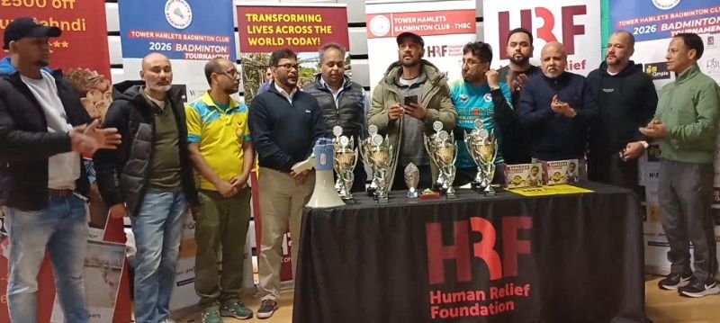 লন্ডনে টাওয়ার হ্যামলেটস ব্যাডমিন্টন টুর্নামেন্ট অনুষ্ঠিত