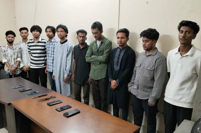 সিলেটে যুবককে অপহরণের পর গোপন আস্তানায় জিম্মি করে মুক্তিপণ দাবি, আটক ১০