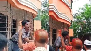 গ্রিলে আটকে চোরের চিৎকার— ‘স্যার আমি বের হতে পারছি না’