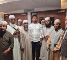 জুলাই যোদ্ধা হাসনাত আবদুল্লাহ এমপির সঙ্গে খেলাফত মজলিস ইউকের সৌজন্য সাক্ষাৎ