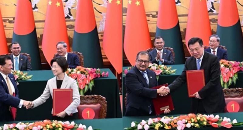 বাংলাদেশ-চীনের মধ্যে ১৩টি সমঝোতা স্মারক সই