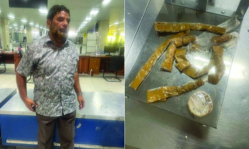 শাহ আমানতে ৩ কোটি ৫৬ লাখ টাকার স্বর্ণসহ যাত্রী গ্রেপ্তার
