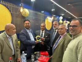 শাহজালাল ইসলামি ব্যাংকের এমডি মোসলেহ উদ্দিন আহমেদের সম্মানে লন্ডনে সংবর্ধনা