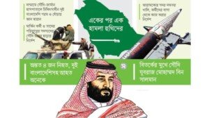 সৌদির তেল স্থাপনাসহ বিমানবন্দরে হামলা